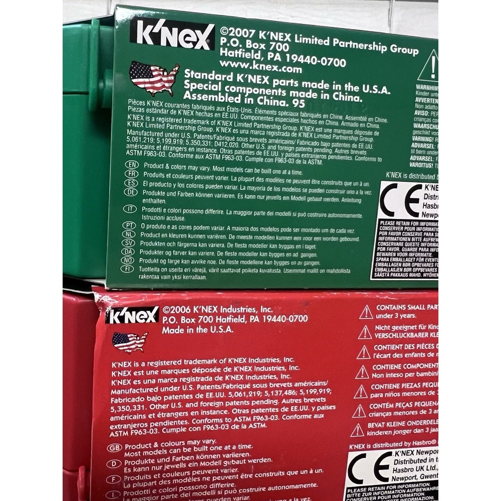 2 K'NEX 10 Model Building Sets Fun Rides & Wheel Action w/ Cases Factory Sealed - Picture 8 of 10